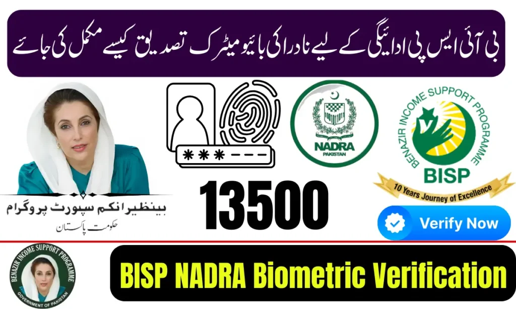 Current image: BISP NADRA Biometric Payment Verification 2026
