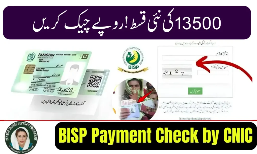 Current image: BISP Payment Check by CNIC