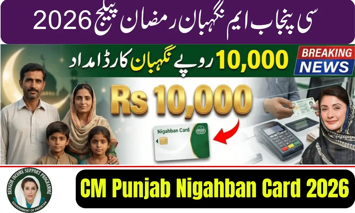 CM Punjab Nigahban Card