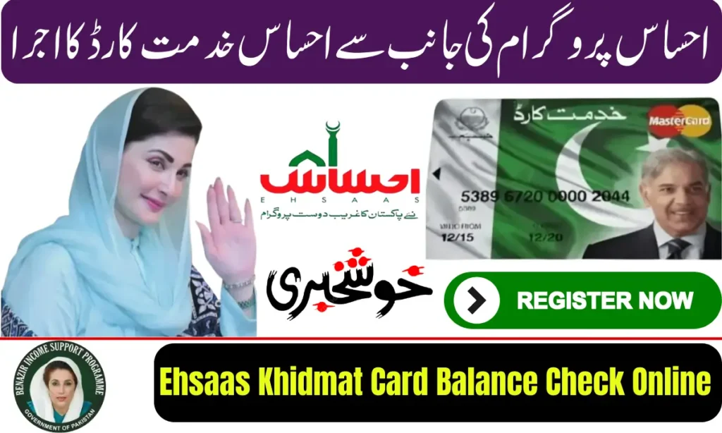 Current image: Ehsaas Khidmat Card Balance Check Online by CNIC 2026