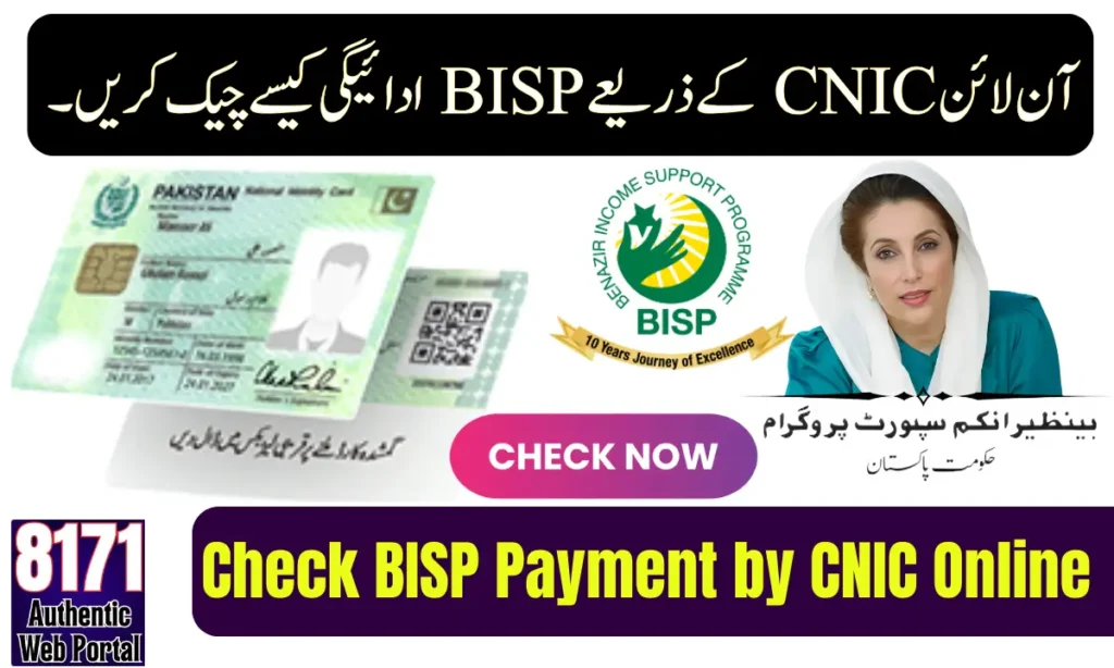Current image: How to Check BISP Payment by CNIC Online in 2026