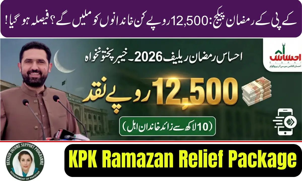 KPK Government Announces Rs.12,500 Ramazan Relief Package