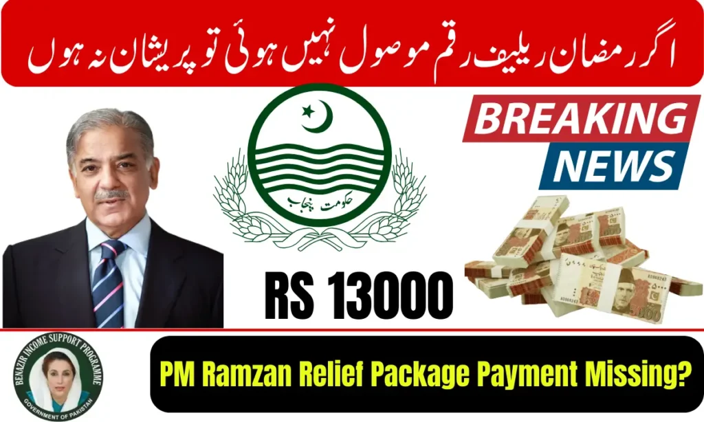 Current image: PM Ramzan Relief Package 2026 Payment Missing