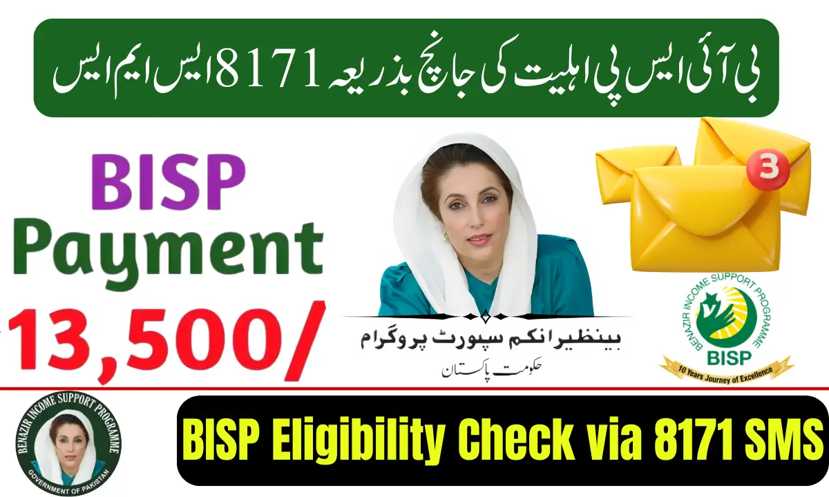 BISP Eligibility Check via 8171 SMS