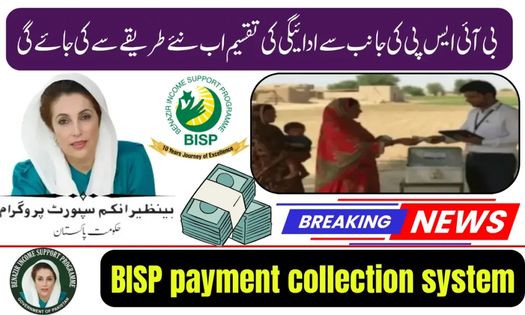 Current image: BISP payment collection system