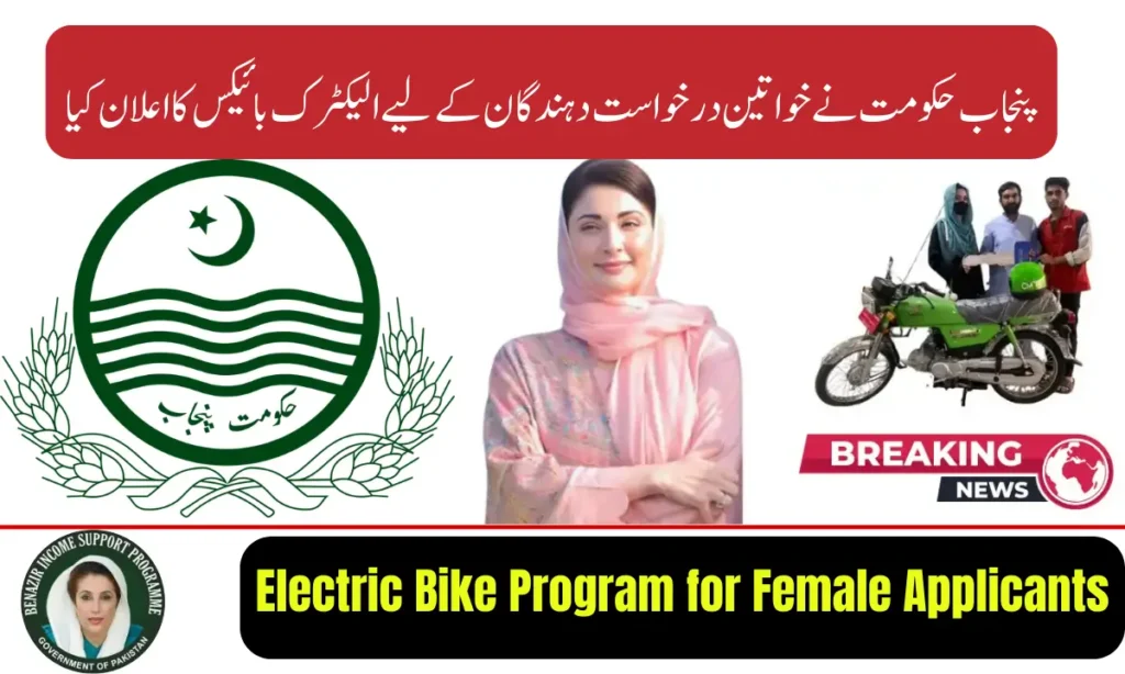 Current image: Electric Bike Program for Female Applicants