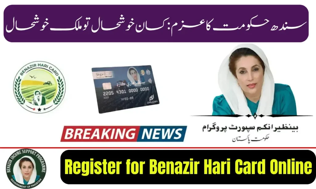 Current image: How to Register for Benazir Hari Card Online