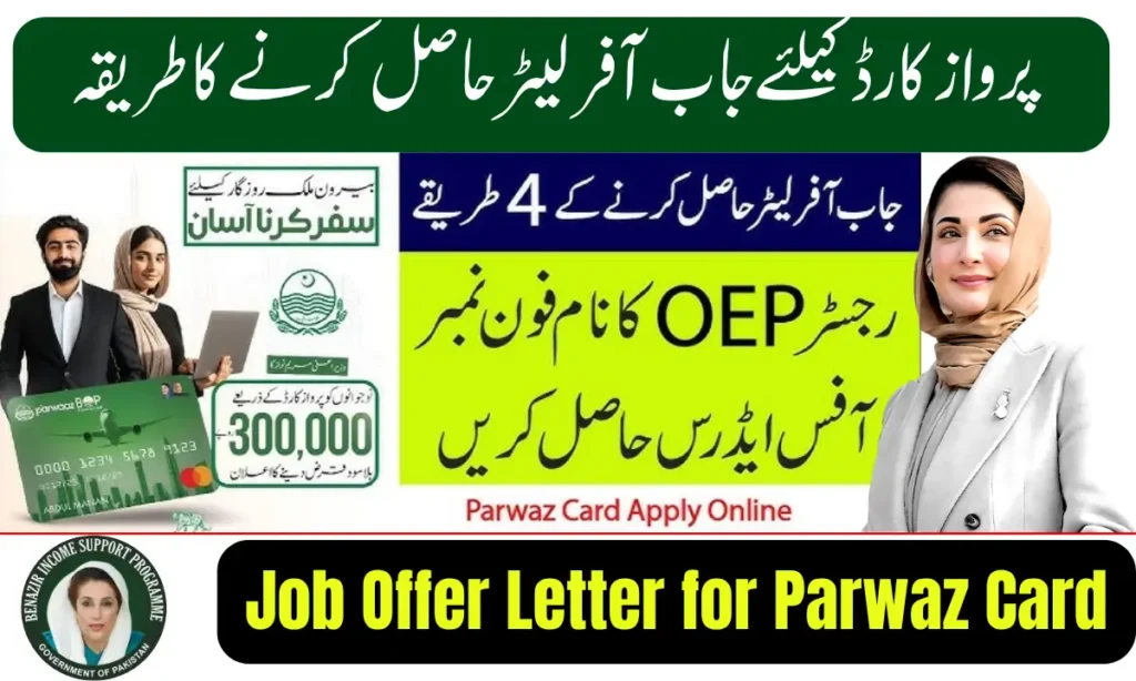 Current image: Job Offer Letter for Parwaz Card