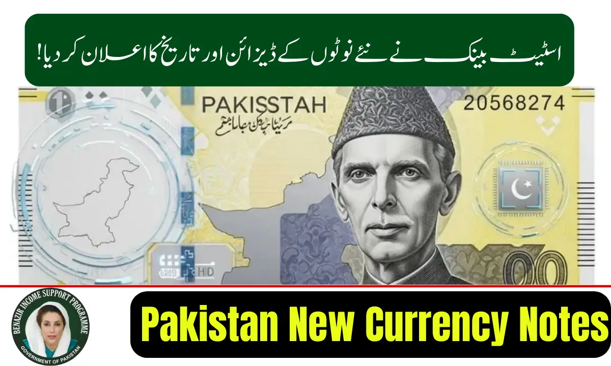 Pakistan New Currency Notes