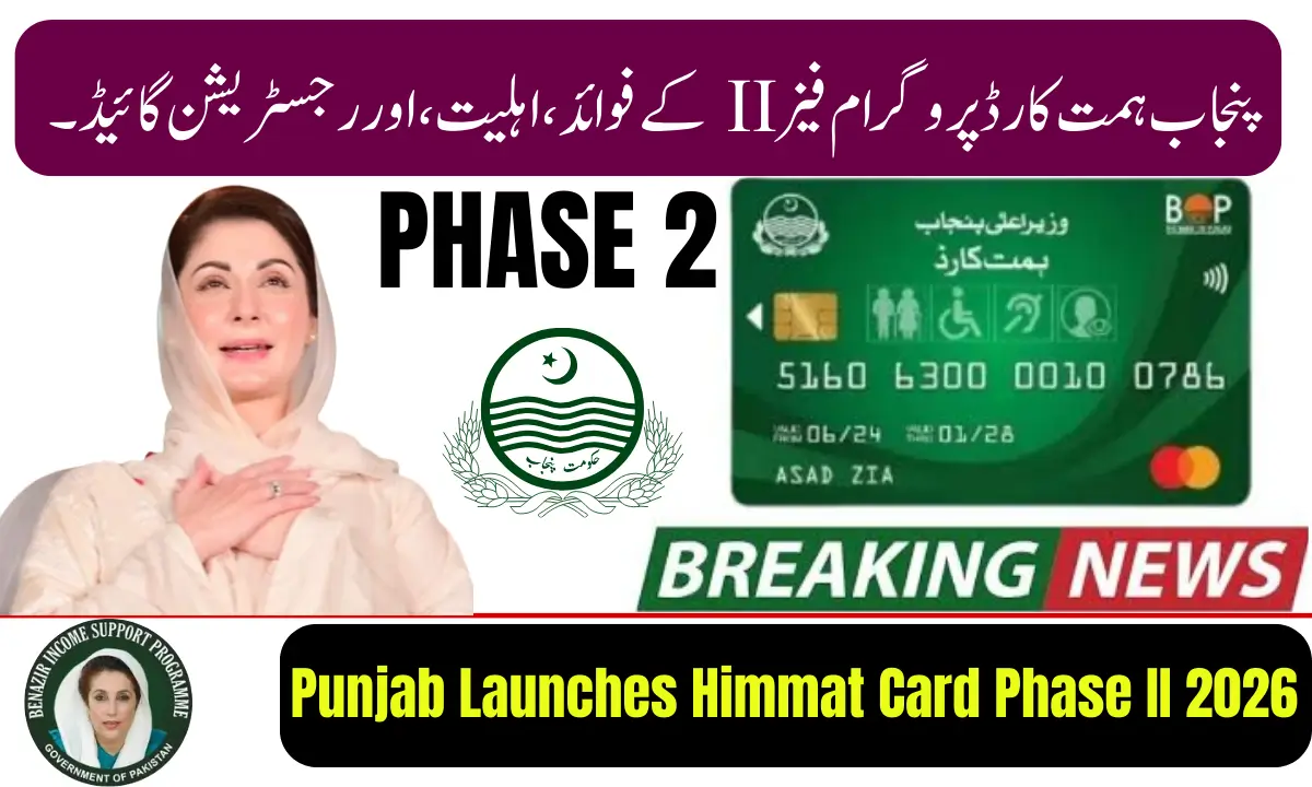 Punjab Launches Himmat Card Phase II 2026